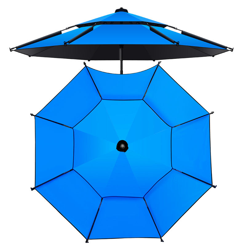 Reinforced Metal  Umbrella with Black Coating
